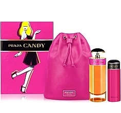 Fragrances, Perfumes, Cosmetics Prada Candy - Set (edp/50ml + b/lot/75ml + bag)