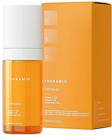 Antioxidant Face Serum with Vitamin C - Theramid C-Tetra E.F. — photo N1