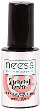 Fragrances, Perfumes, Cosmetics Rubber Base Coat - Neess Gummy Cover (Nude)