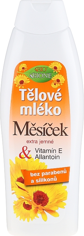 Body Milk - Bione Cosmetics Marigold Hydrating Body Lotion With Vitamin E and Allantoin — photo N1