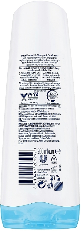 Hair Conditioner - Dove Repair Therapy Conditioner — photo N9