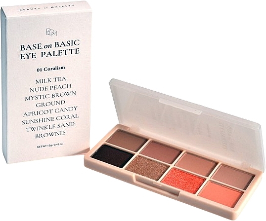 Eyeshadow Palette - Beauty Of Majesty Base On Basic Eye Palette — photo N1