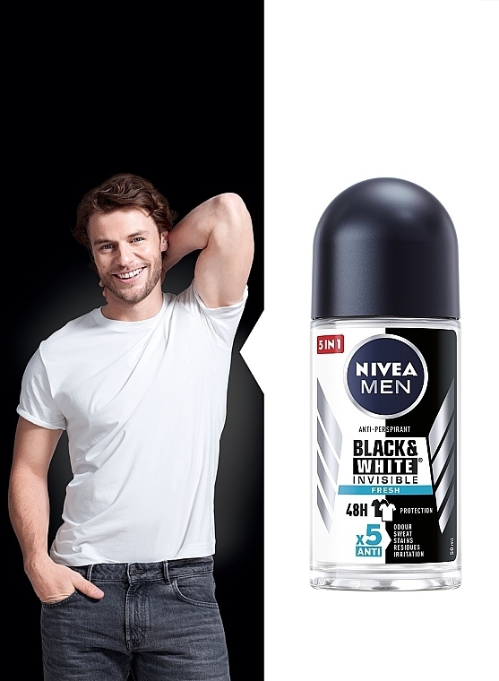 Roll-On Deodorant - NIVEA MEN Invisible Fresh — photo N6