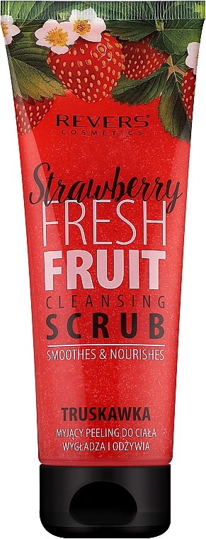 Cleansing Body Scrub with Strawberry Extract & Taurine - Revers Cleansing Body Scrub With Strawberry Extract And Taurine — photo N1