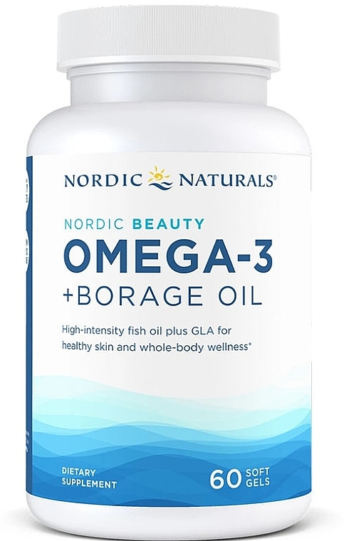 Dietary Supplement 'Omega-3 + Borage Oil' - Nordic Naturals Omega-3 + Borage Oil Nordic Beauty — photo N8