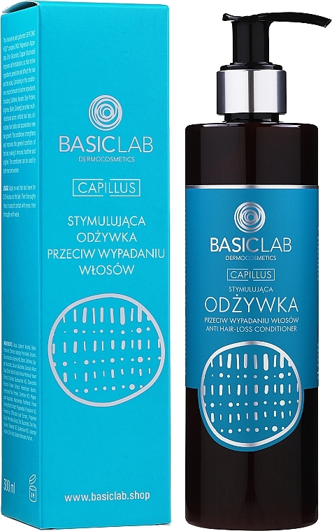 Anti Hair Loss Conditioner - BasicLab Dermocosmetics Capillus Anti Hair Loss Stimulating Conditioner — photo N3