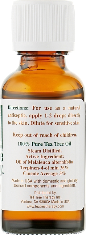 Tea Tree Oil - Tea Tree Therapy Tea Tree Oil — photo N2