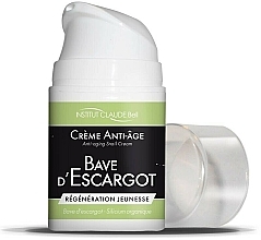 Fragrances, Perfumes, Cosmetics Snail Face Cream - Institut Claude Bell Bave D'Escargot Anti-Aging Snail Cream