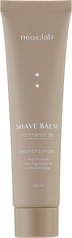 Shaving Cream - Neos:lab Shave Balm Panthenol 3% — photo N1