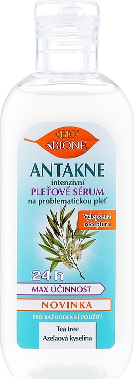 Face Serum - Bione Cosmetics Antakne Tea Tree and Azelaic Acid Facial Serum — photo N1