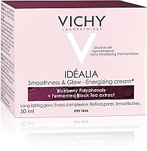 Smoothness and Glow Energizing Cream for Dry Skin - Vichy Idealia Smoothness & Glow Energizing Cream — photo N2