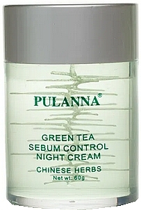 Green Tea Night Face Cream - Pulanna Green Tea Sebum Control Night Cream — photo N1