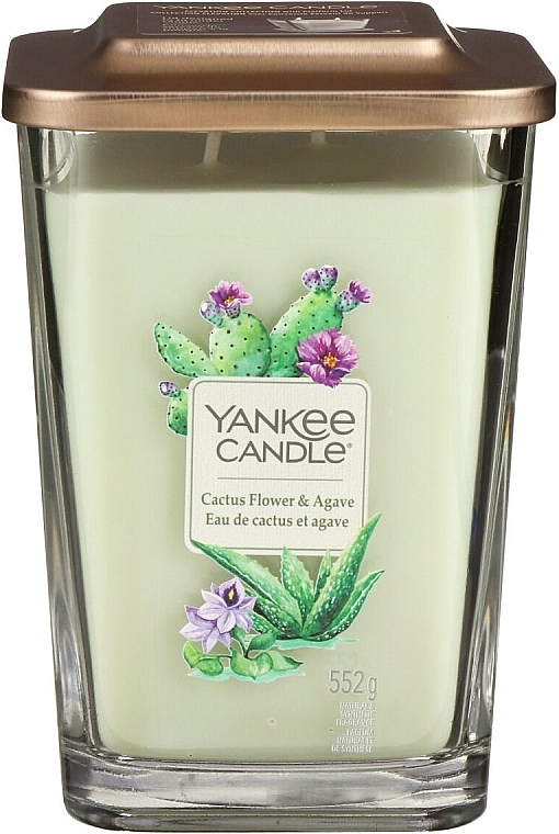 Scented Candle - Yankee Candle Elevation Cactus Flower&Agave — photo N7