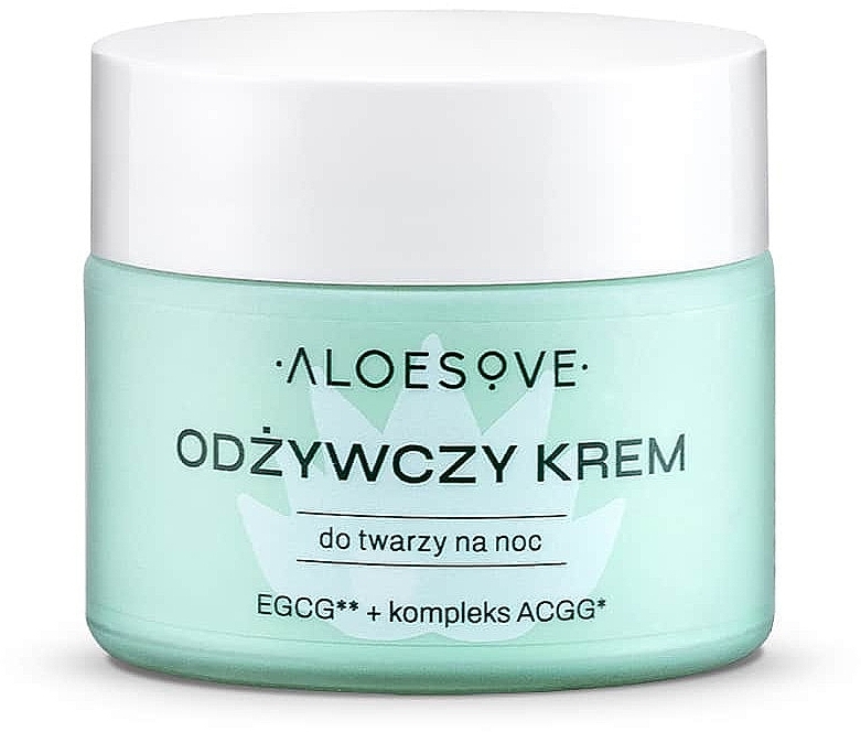 Nourishing Night Face Cream - Aloesove — photo N2