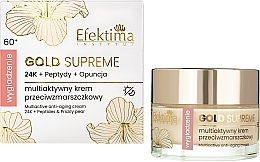 Fragrances, Perfumes, Cosmetics Smoothing Anti-Wrinkle Cream - Efektima Gold Supreme