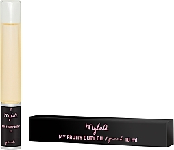 Fragrances, Perfumes, Cosmetics Cuticle Oil - MylaQ My Fruity Duty Oil Peach