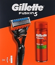 Fragrances, Perfumes, Cosmetics Beauty Set - Gillete Fusion 5 (sh/gel/200ml + razor/1pcs)