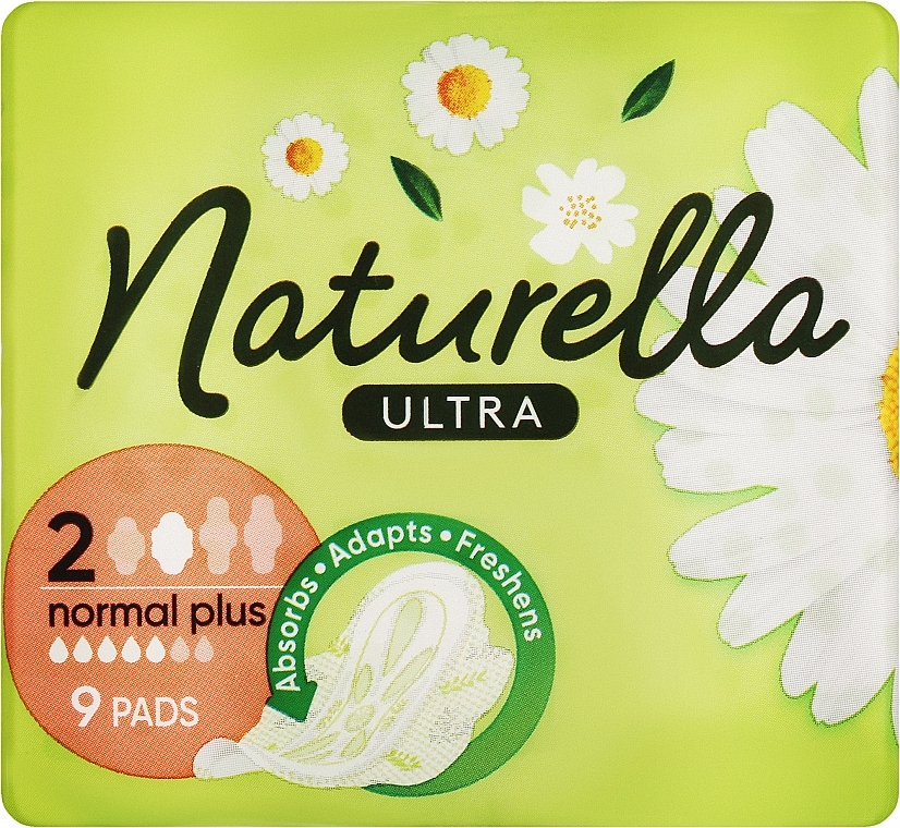 Pantiliners with Wings, 9pcs - Naturella Ultra Normal Plus — photo N6