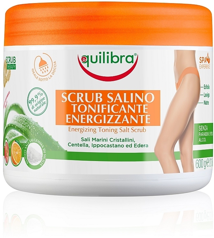 Body Scrub - Equilibra Energizing Toning Salt Scrub — photo N4