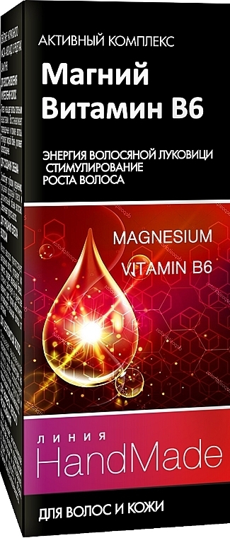 Magnesium + Vitamin B6 for Hair & Scalp - Pharma Group Handmade — photo N1