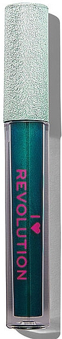 Metallic Lip Gloss - I Heart Revolution Metallic Mermaid Liquid Lipstick — photo N7
