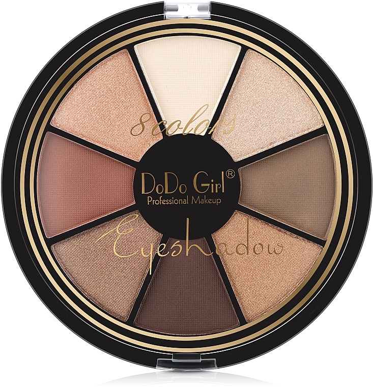 Eye Makeup Palette - DoDo Girl 8 Colors Eyeshadow — photo N1