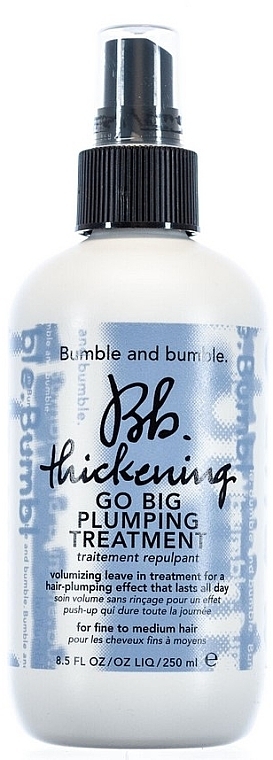 Leave-In Conditioner - Bumble and Bumble Thickening Go Big Plumping Treatment — photo N2