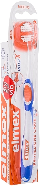 Oral Care Set - Elmex Toothpaste Caries Protection (toothpaste/75ml + toothbrush) — photo N9
