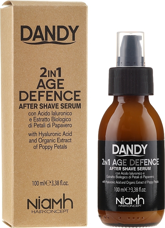 After Shave Serum - Niamh Hairconcept Dandy 2 in 1 Age Defence Aftershave Serum — photo N1