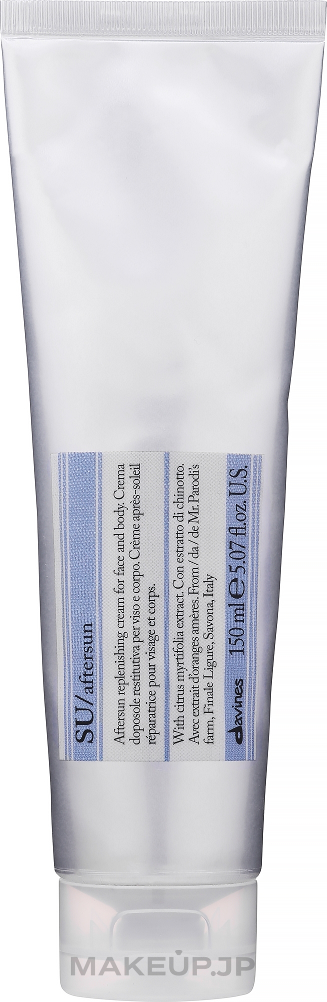 Moisturizing After Sun Face & Body Cream - Davines SU Replenishing Face and Body Aftersun Cream — photo 150 ml