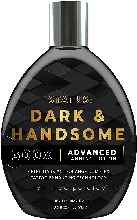 Solarium Men Lotion  - Brown Sugar Status: Dark & Handsome 300X Advanced Tanning Lotion — photo N1