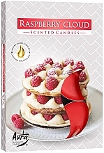 Fragrances, Perfumes, Cosmetics Tea Light Set 'Raspberry Cloud' - Bispol Raspberry Cloud Scented Candles