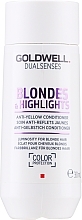 Fragrances, Perfumes, Cosmetics Anti-Yellow Conditioner for Blonde Hair - Goldwell Dualsenses Blondes & Highlights Anti-Yellow Conditioner