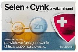 Dietary Supplement - Aflofarm Selen+Cynk — photo N1