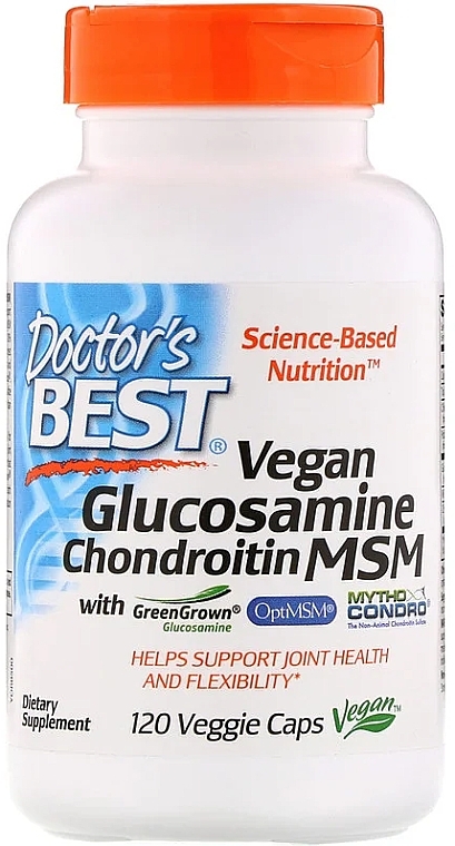 Vegan Glucosamine, Chondroitin & MSM, capsules - Doctor's Best — photo N4