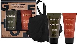 Set - Grace Cole GC Men's Grooming Relax And Refresh (sh/gel/50ml + h/wash/50ml + sponge/1pc) — photo N2