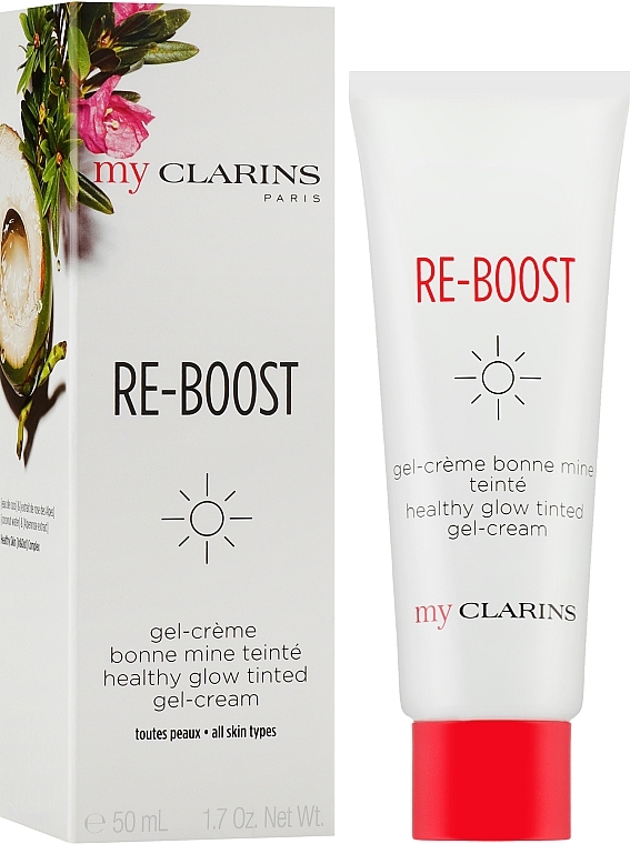 Facial Gel-Cream - Clarins Re-Boost Healthy Glow Tinted Gel-Cream — photo N2