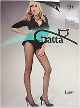 Tights "Laura" 20 Den, nero - Gatta — photo N8