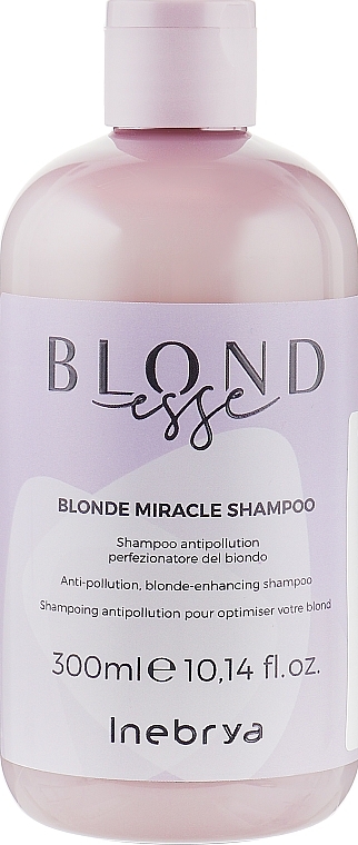 Blonde Shampoo - Inebrya Blondesse Blonde Miracle Shampoo — photo N1