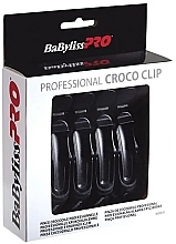 Fragrances, Perfumes, Cosmetics Crocodile Claw Clip, black - BaByliss PRO Croco Clip M2941E