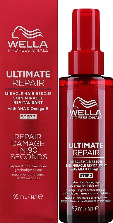 Serum for All Hair Types - Wella Professionals Ultimate Repair Miracle Hair Rescue With AHA & Omega-9 — photo N17