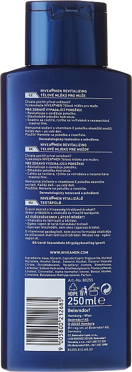 Body Lotion - NIVEA Revitalizing Body Lotion — photo N6