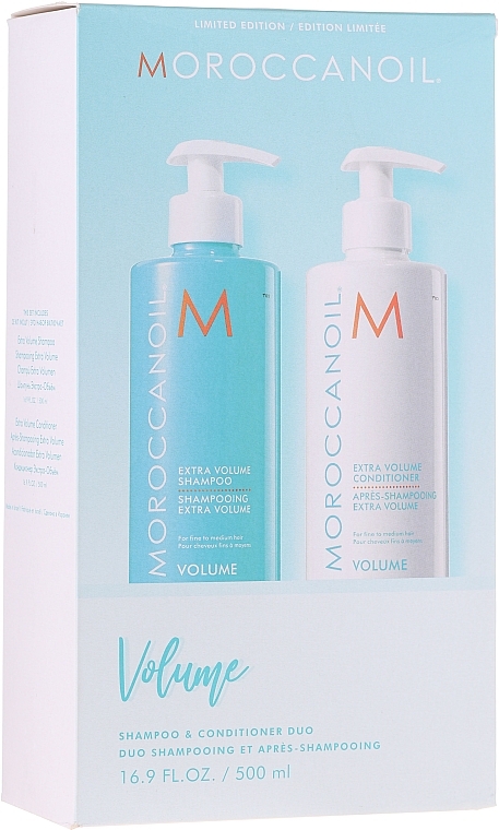 Set - MoroccanOil Extra Volume Shampoo & Conditioner (shm/500ml + cond/500ml) — photo N1