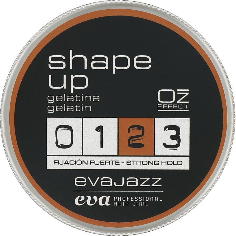 Strong Hold Hair Gelatin - Eva Professional Evajazz Shape Up Gelatin — photo N1