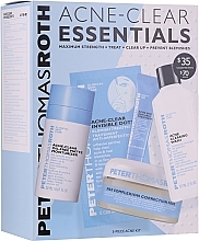 Fragrances, Perfumes, Cosmetics Set - Peter Thomas Roth Acne-Clear Essentials Kit (patch/12pcs + gel/20ml + patch/20pcs + f/wash/57ml + cr/7.5ml)