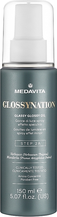 Glassy Glossy Oil 'Step 2A' - Medavita Glossynation Glassy Glossy Oil Step 2A — photo N1