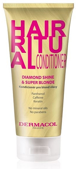 Conditioner - Dermacol Hair Ritual Diamond Shine & Super Blonde Conditioner — photo N4