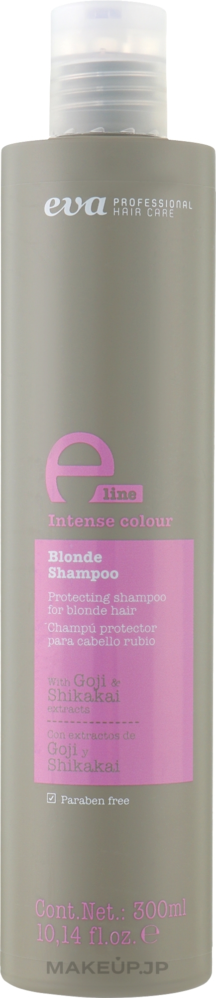 Shampoo for Blond and Gray Hair - Eva Professional E-Line Blonde Shampoo — photo 300 ml