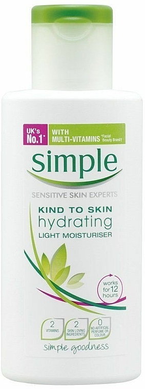 Moisturizing Cream - Simple Kind To Skin Hydrating Light Moisturiser — photo N7