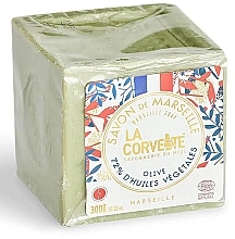 Traditional Marseille Soap - La Corvette Cube Olive 72% Soap Limited Edition — photo N8